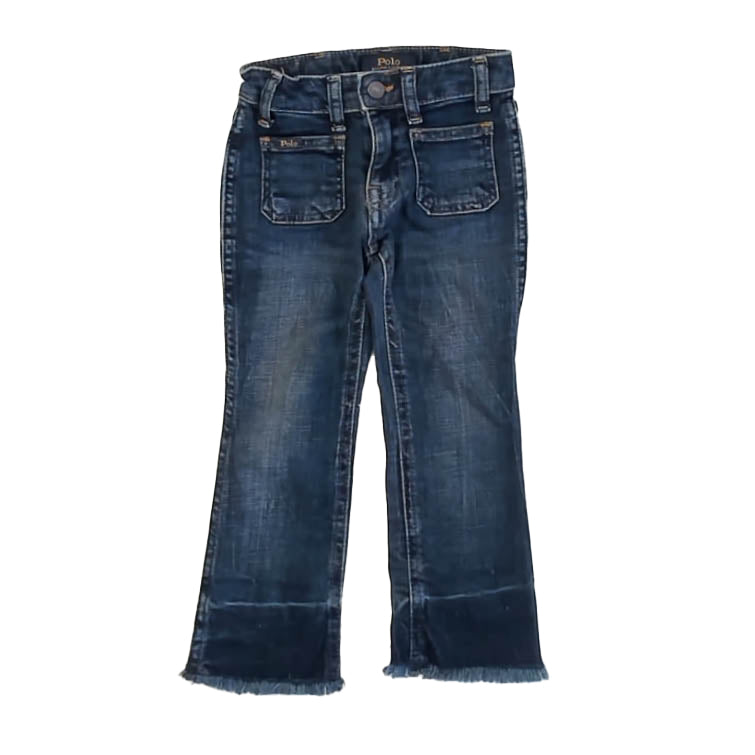 Ralph Lauren Girls Blue Jeans Size: 3T Blue