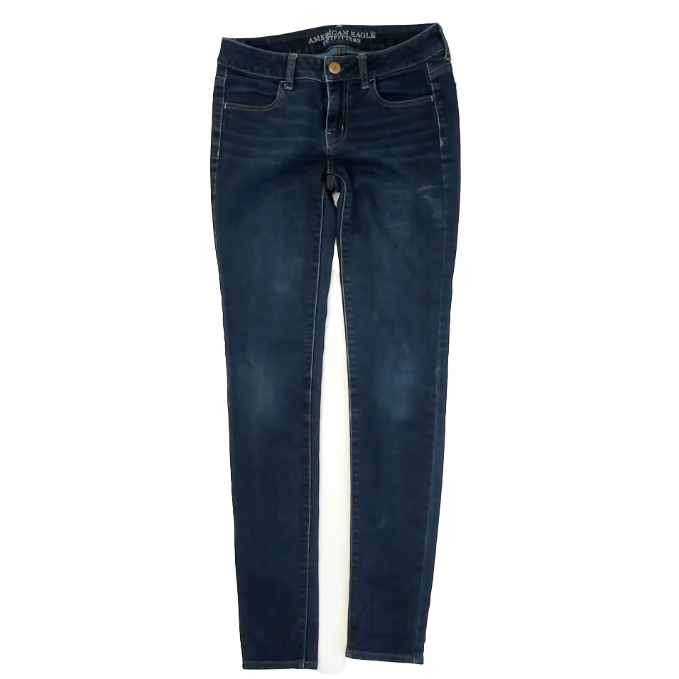 American Eagle Girls Blue Jeans Size: Junior 2 Blue