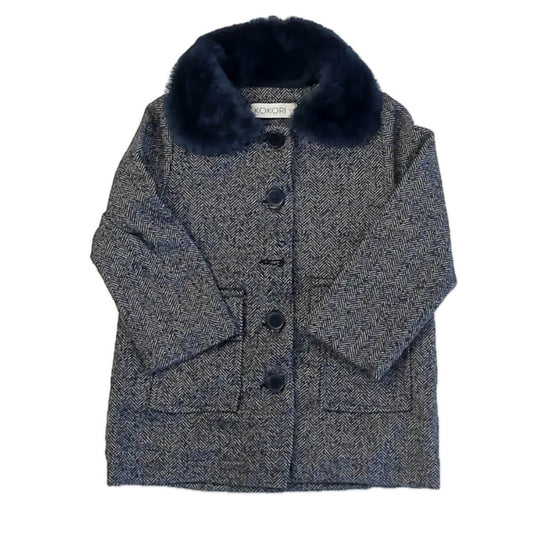 Kokori Girls Blue Winter Coat Size: 2T Blue