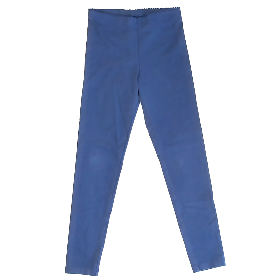 Tea Collection Girls Blue Leggings Size: 12 Years Blue