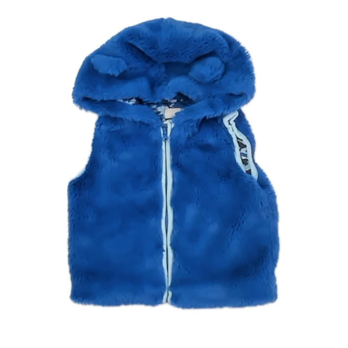 Lily & Dan Boys Blue Vest Size: 18 Months Blue