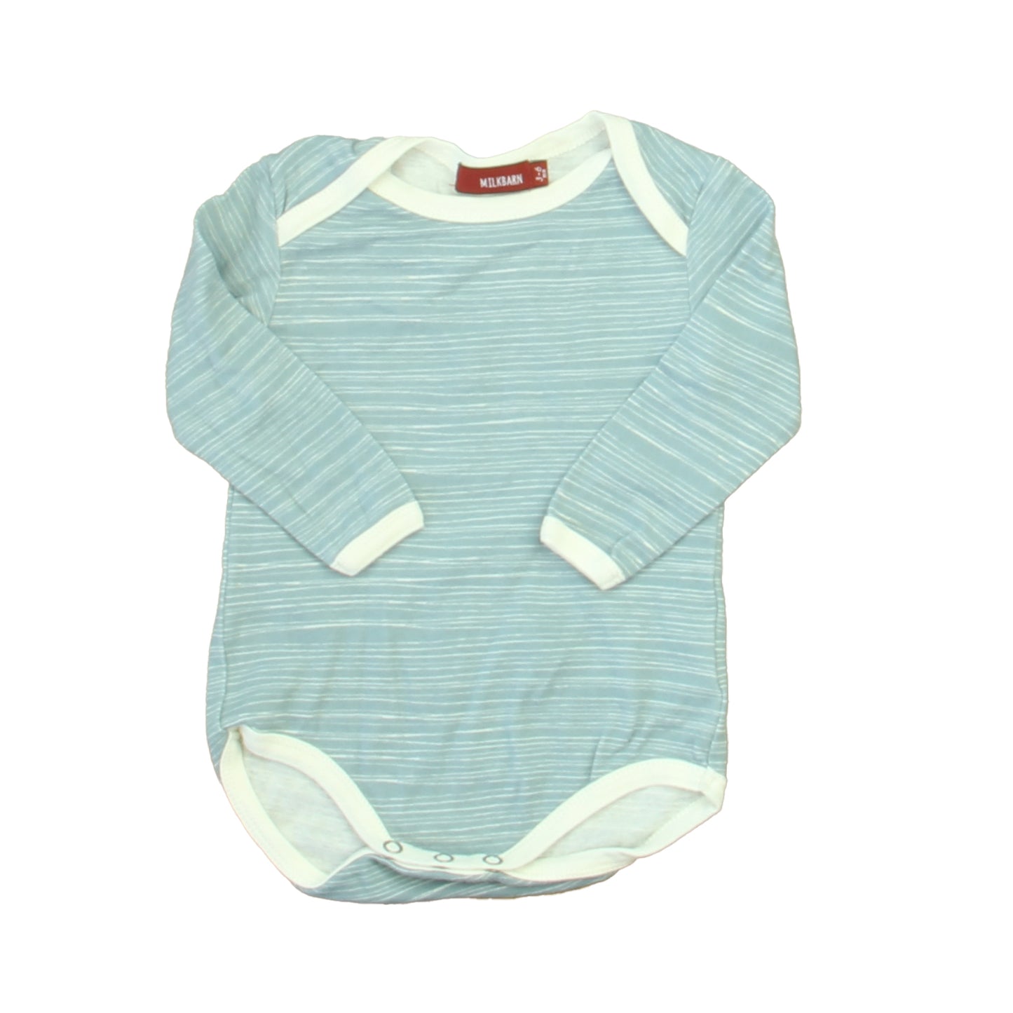 Milkbarn Boys Blue Onesie Size: 3-6 Months