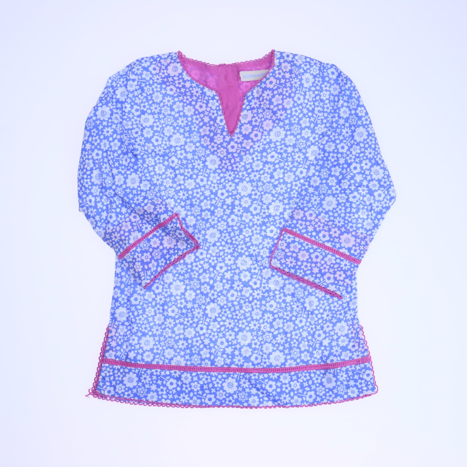 JoJo Maman Bebe Girls Blue Cover-up Size: 6-12 Months Blue