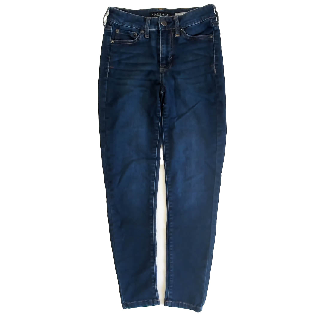Aeropostale Girls Blue Jeans Size: 00 Short Blue