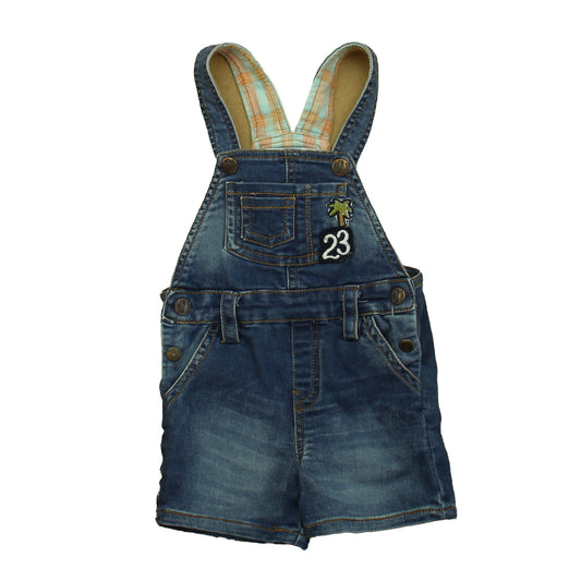 Mayoral Boys Blue Overall Shorts Size: 2-3T