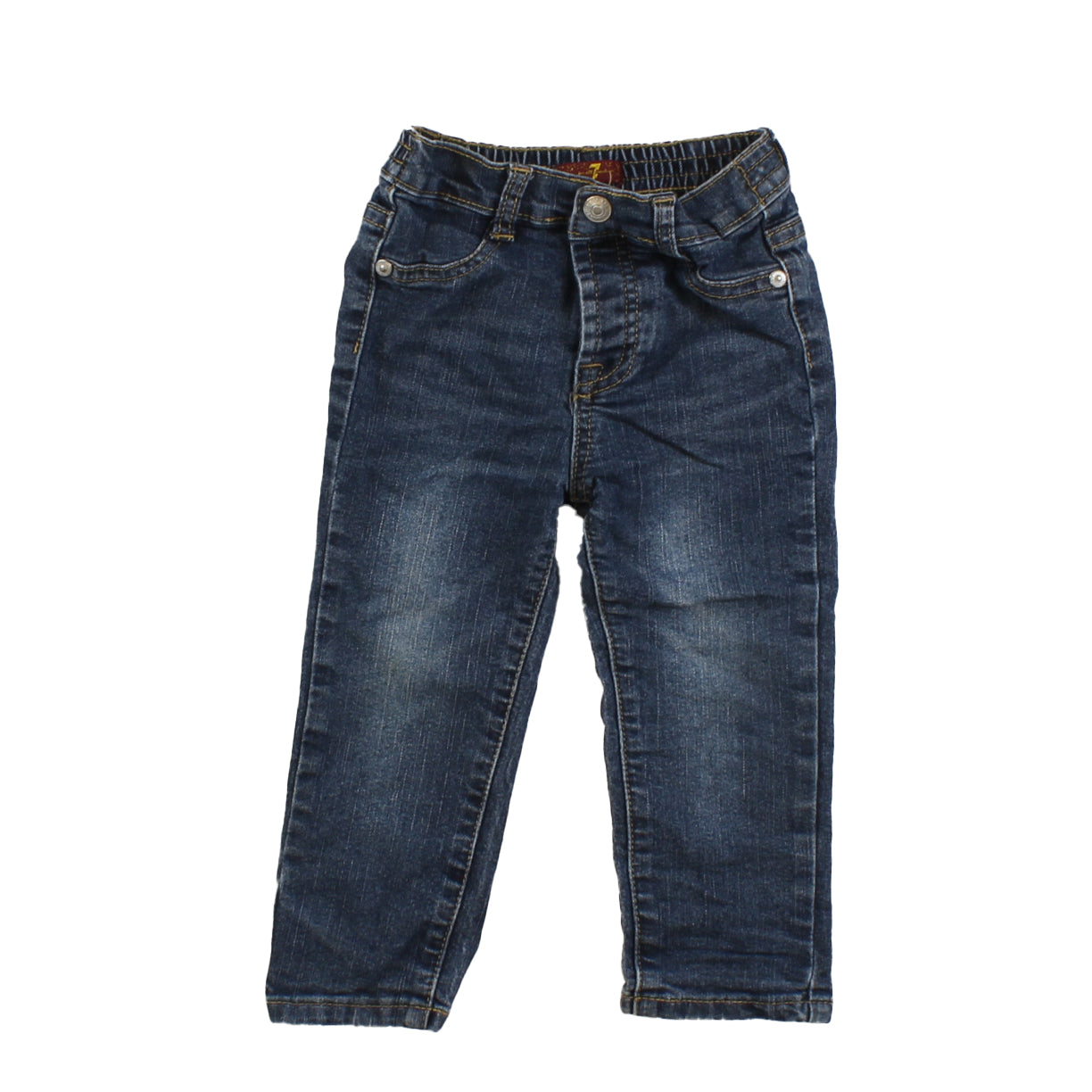 7 for all Mankind Boys Blue Jeans Size: 24 Months