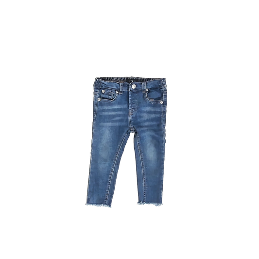 7 for all Mankind Girls Blue Jeans Size: 18 Months Blue