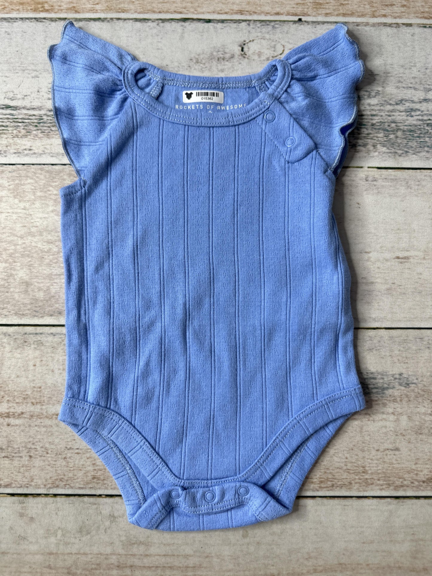 Rockets of Awesome Girls Blue Onesie Size: 3-6 months Blue
