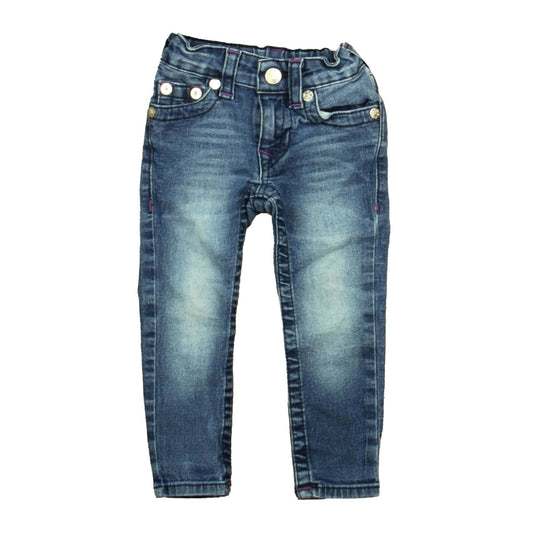 True Religion Girls Blue Jeans Size: 2T Blue