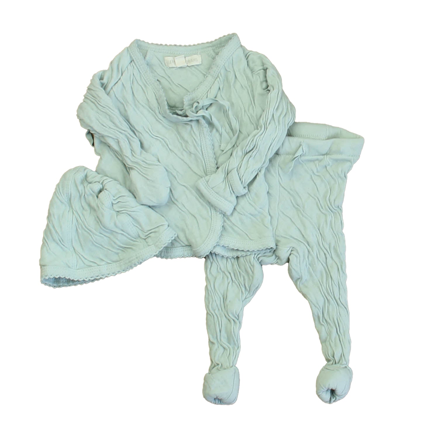 Barefoot Dreams Boys Blue Apparel Sets Size: 3 Months Blue