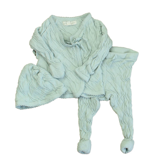 Barefoot Dreams Boys Blue Apparel Sets Size: 3 Months Blue