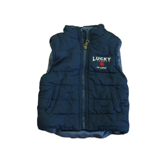 Lucky Brand Boys Blue Vest Size: 12 Months