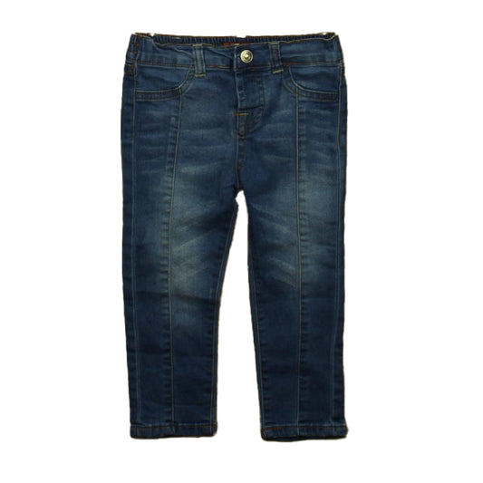 7 for all Mankind Girls Blue Jeans Size: 24 Months Blue