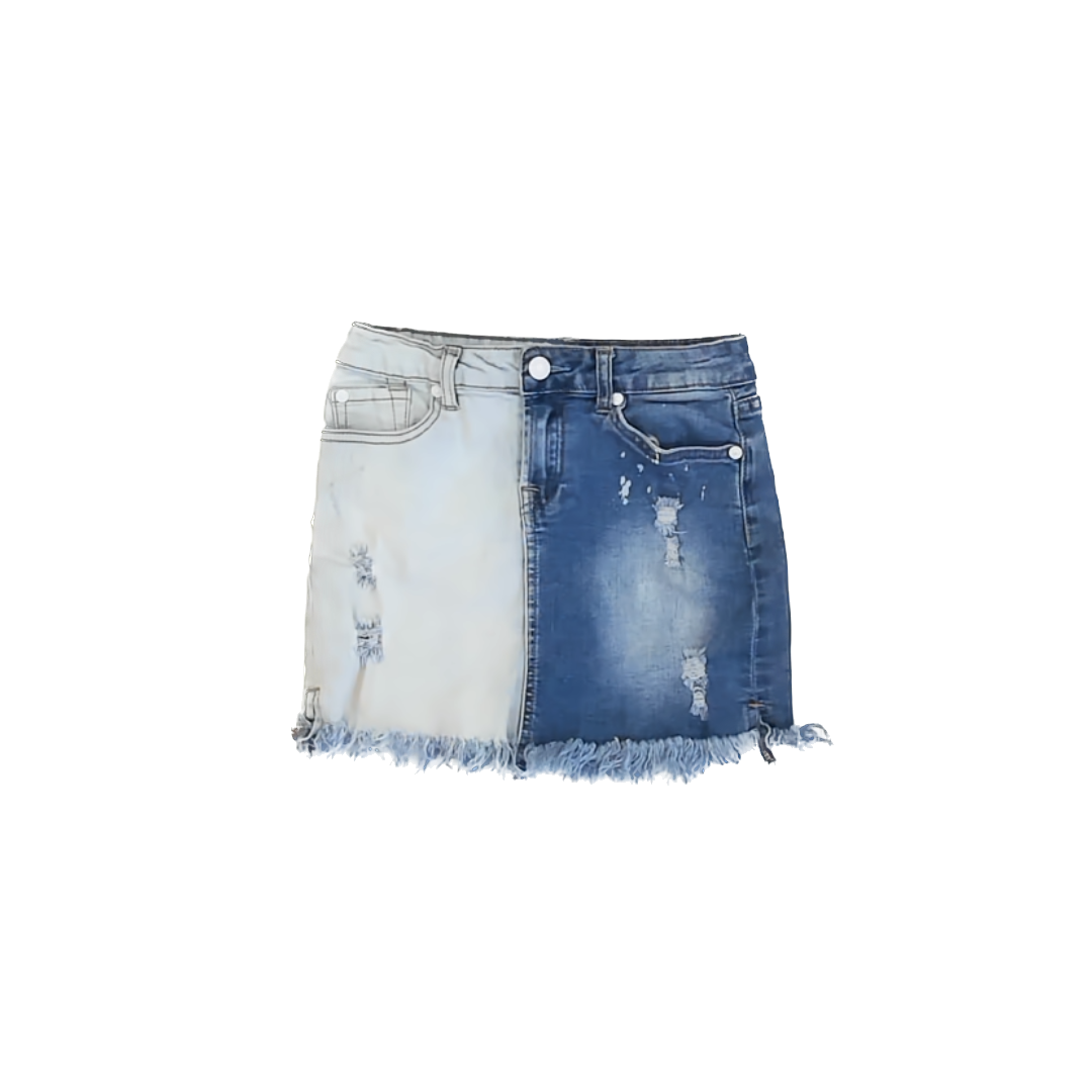 7 for all Mankind Girls Blue Skirt Size: 8 years Blue