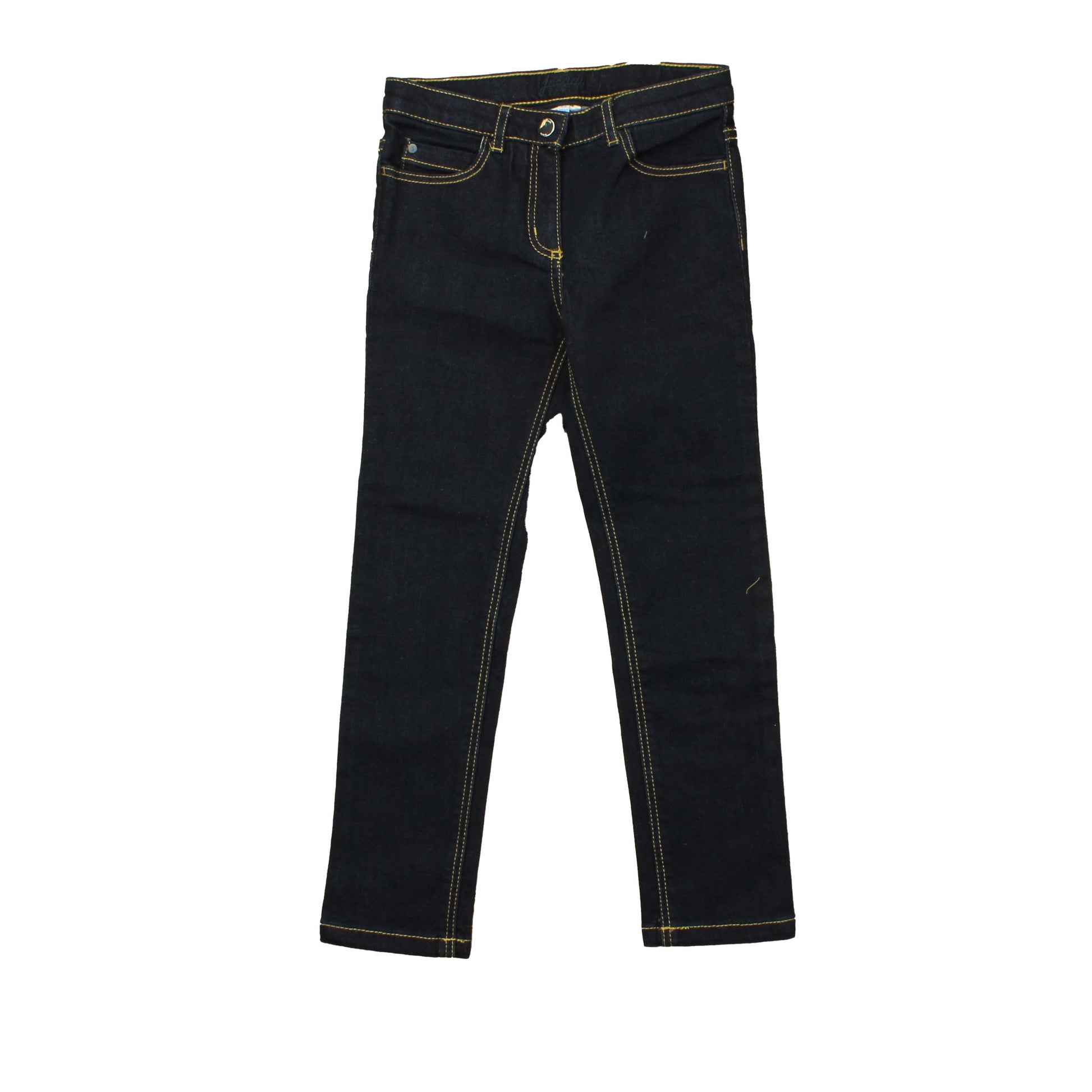 Jacadi Girls Blue Jeans Size: Big Girl Blue