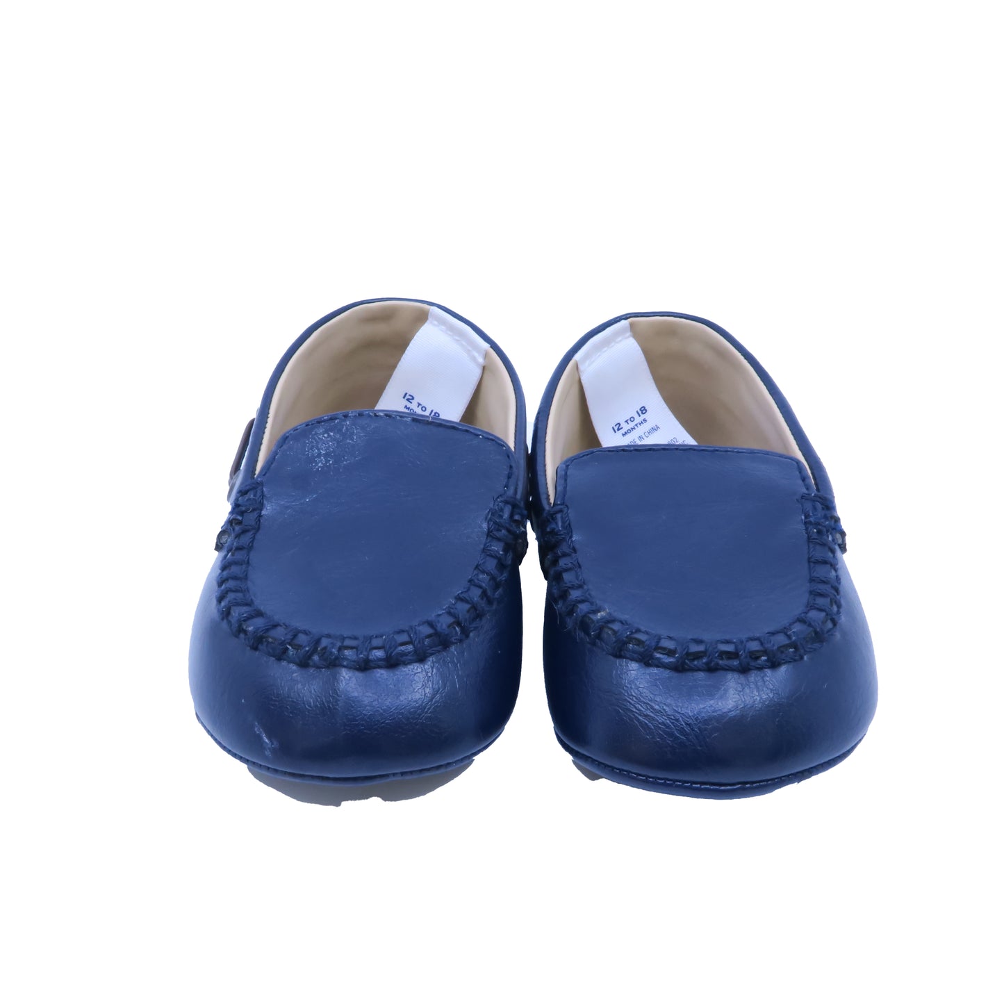 Janie and Jack Boys Blue Booties Size: 12-18 Months