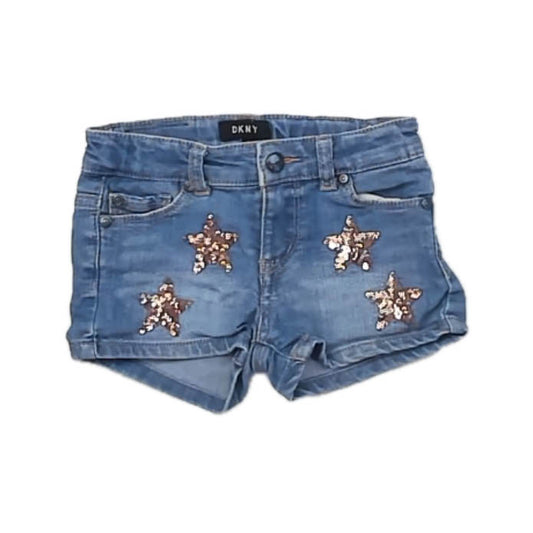 DKNY Girls Blue Jean Shorts Size: 4T Blue