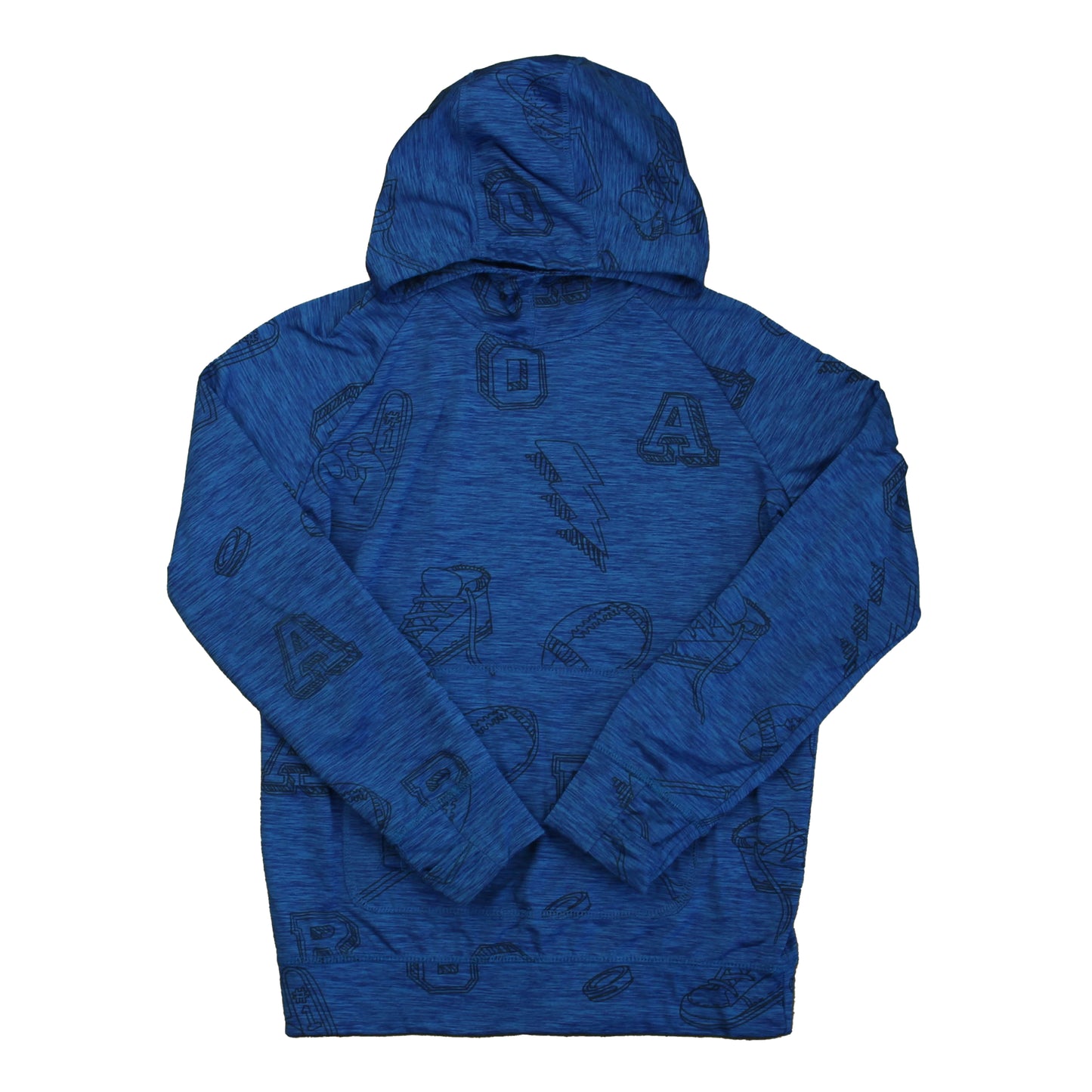 Rockets Of Awesome Boys Blue Hoodie Size: 10 Years