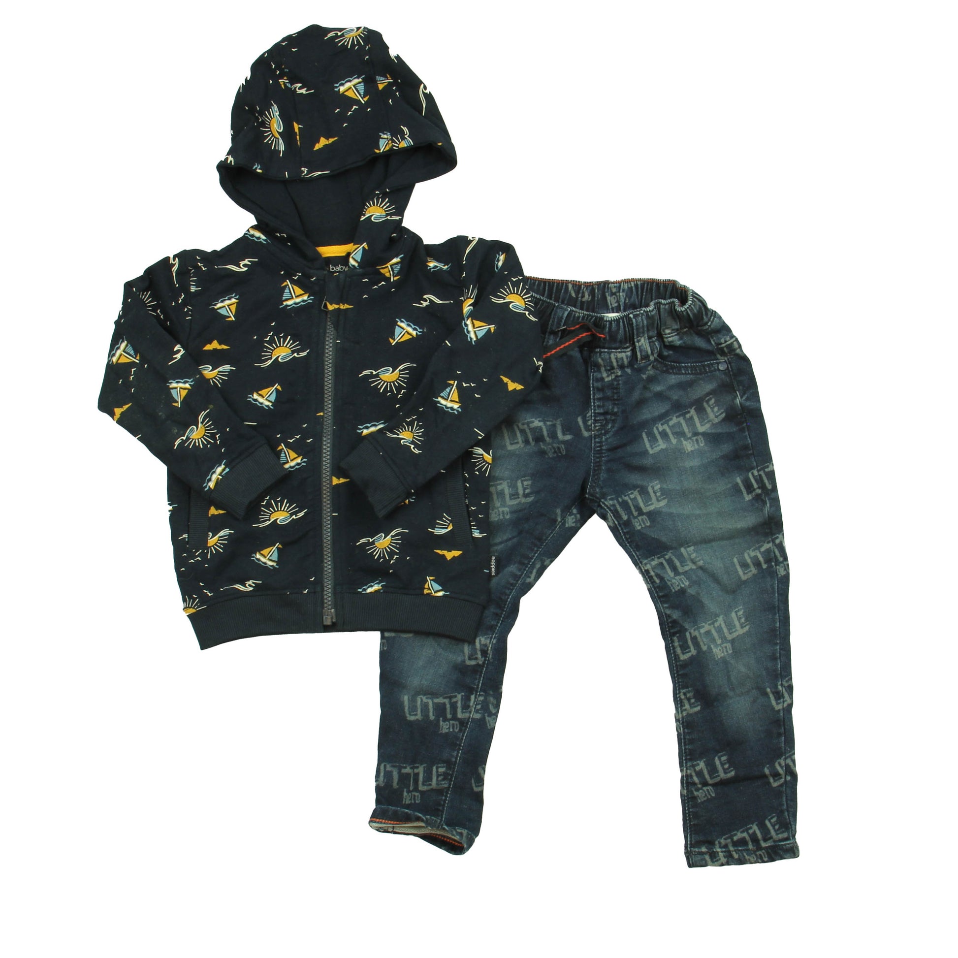 Noppies Baby Boys Blue Apparel Sets Size: 12-18 Months Blue