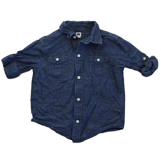 Janie and Jack Boys Blue Button Down Long Sleeve Size: 3T