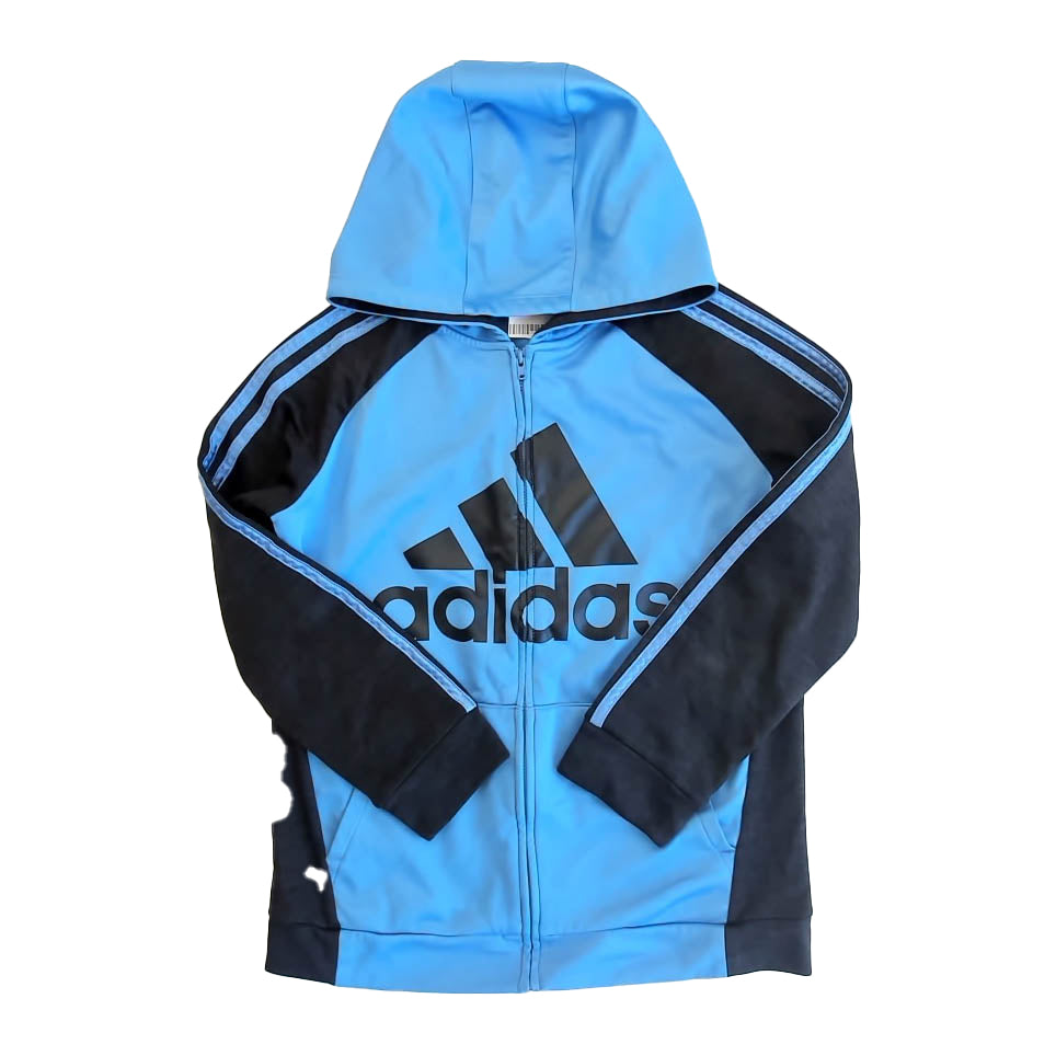 Adidas Boys Blue Athletic Top Size: 14-16 Years Blue
