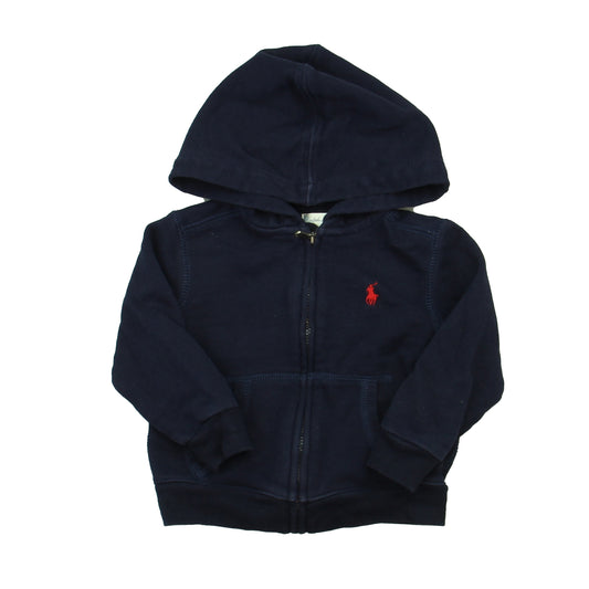 Ralph Lauren Boys Blue Hoodie Size: 12 Months Blue
