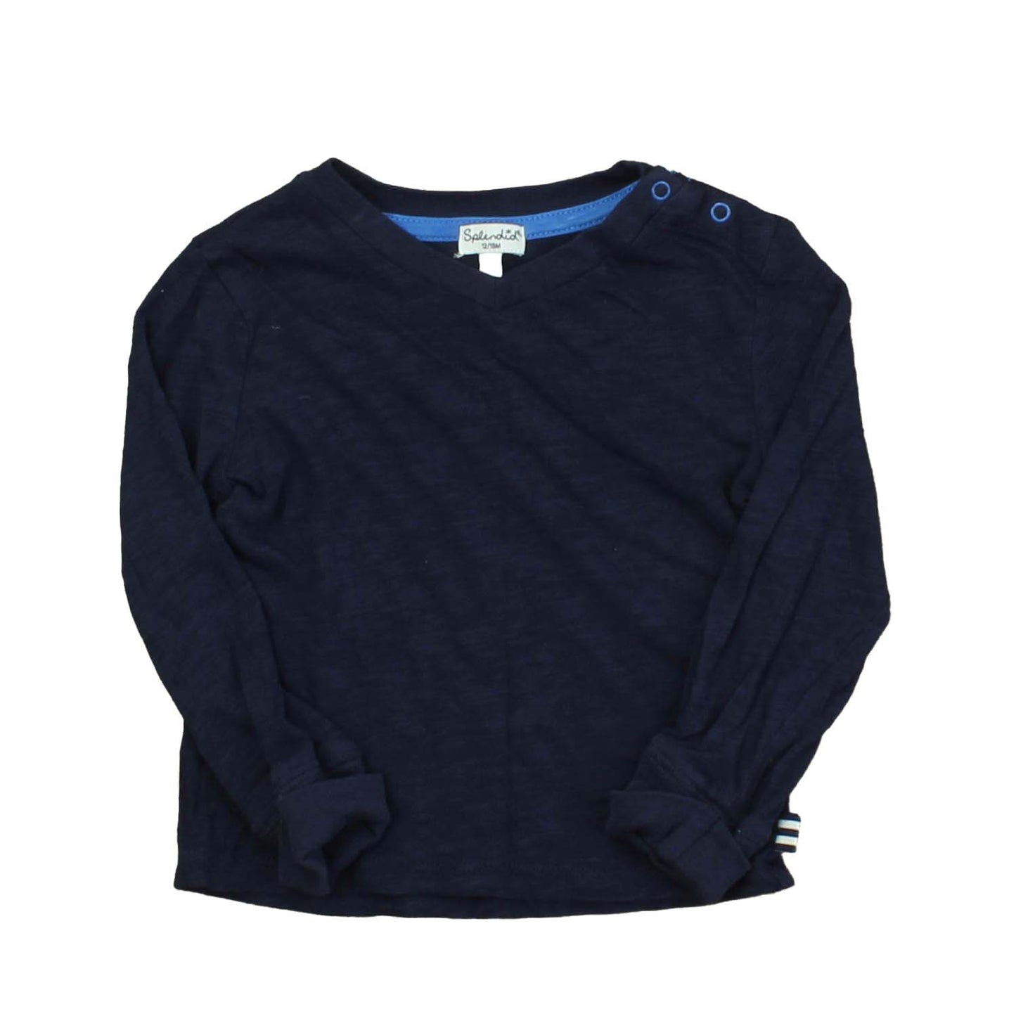 Splendid Boys Blue Long Sleeve T-Shirt Size: 12-18 Months Blue