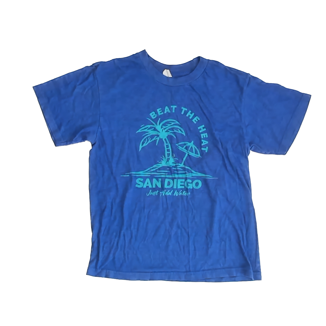 Unknown Boys Blue T-Shirt Size: 10-12 Years* Blue