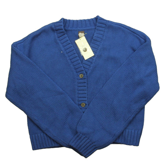 Tea Girls Blue Sweater Size: 12-14 Years Blue