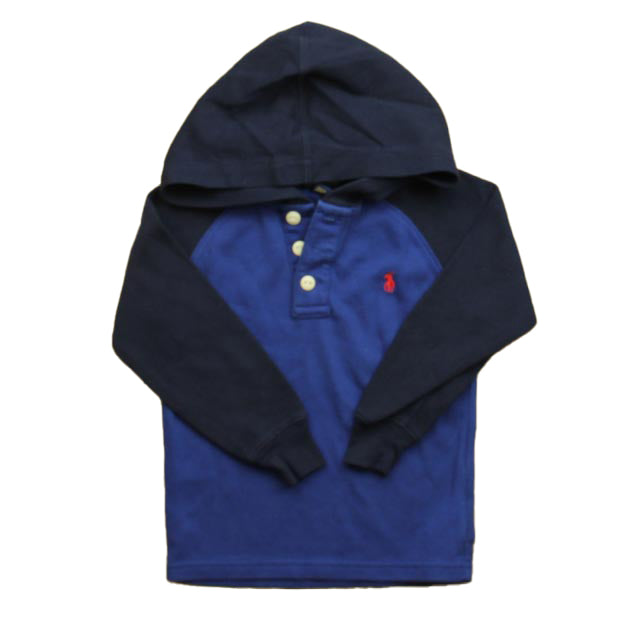 Ralph Lauren Boys Blue Henley Size: 3T