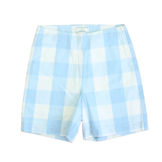 Classic Prep Girls Bluebell Check Shorts Size: 6-14 Years Bluebell Check