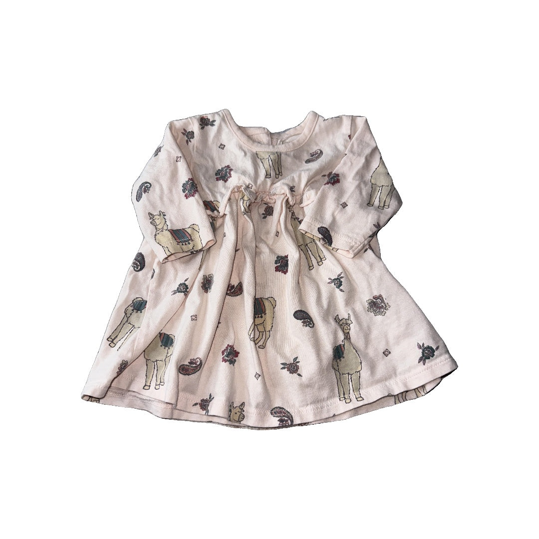 Peek Girls Blush | animals Long Sleeve Shirt Size: 0-3 months Blush | animals