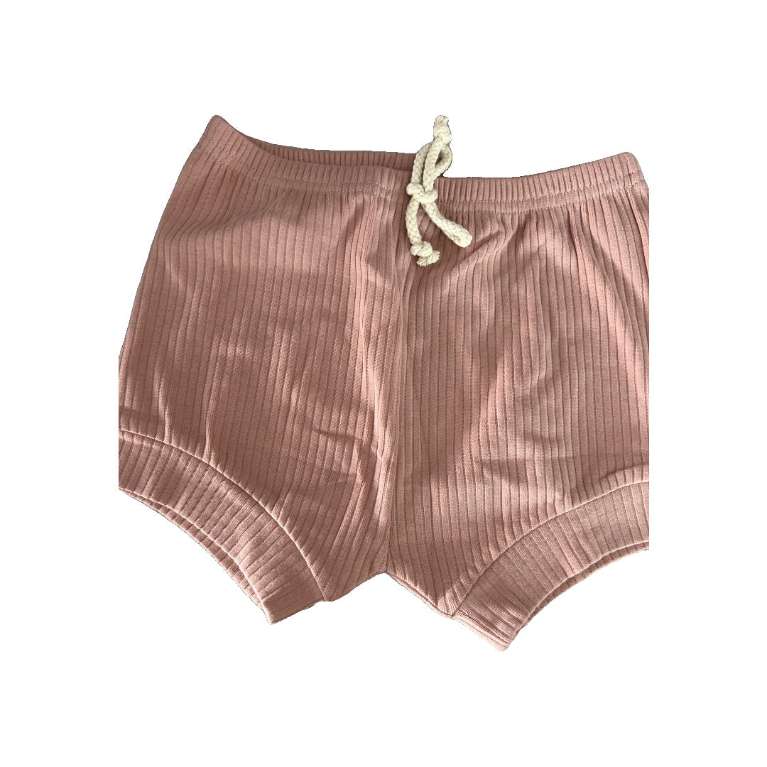 Sage and Ivory Girls Blush Shorts Size: 4T Blush