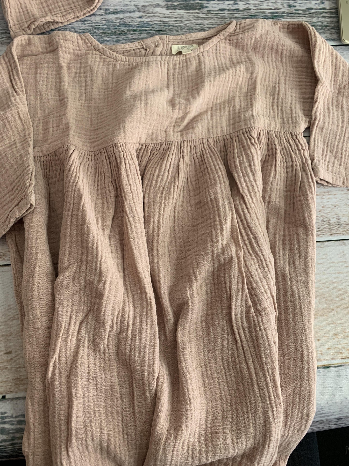 The Simple Folk Girls Blush Dress Size: 4T Blush