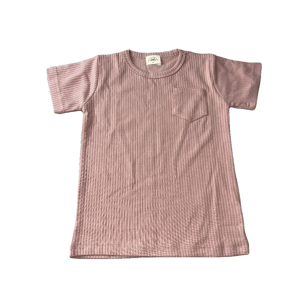Sage and Ivory Girls Blush T-Shirt Size: 4T Blush