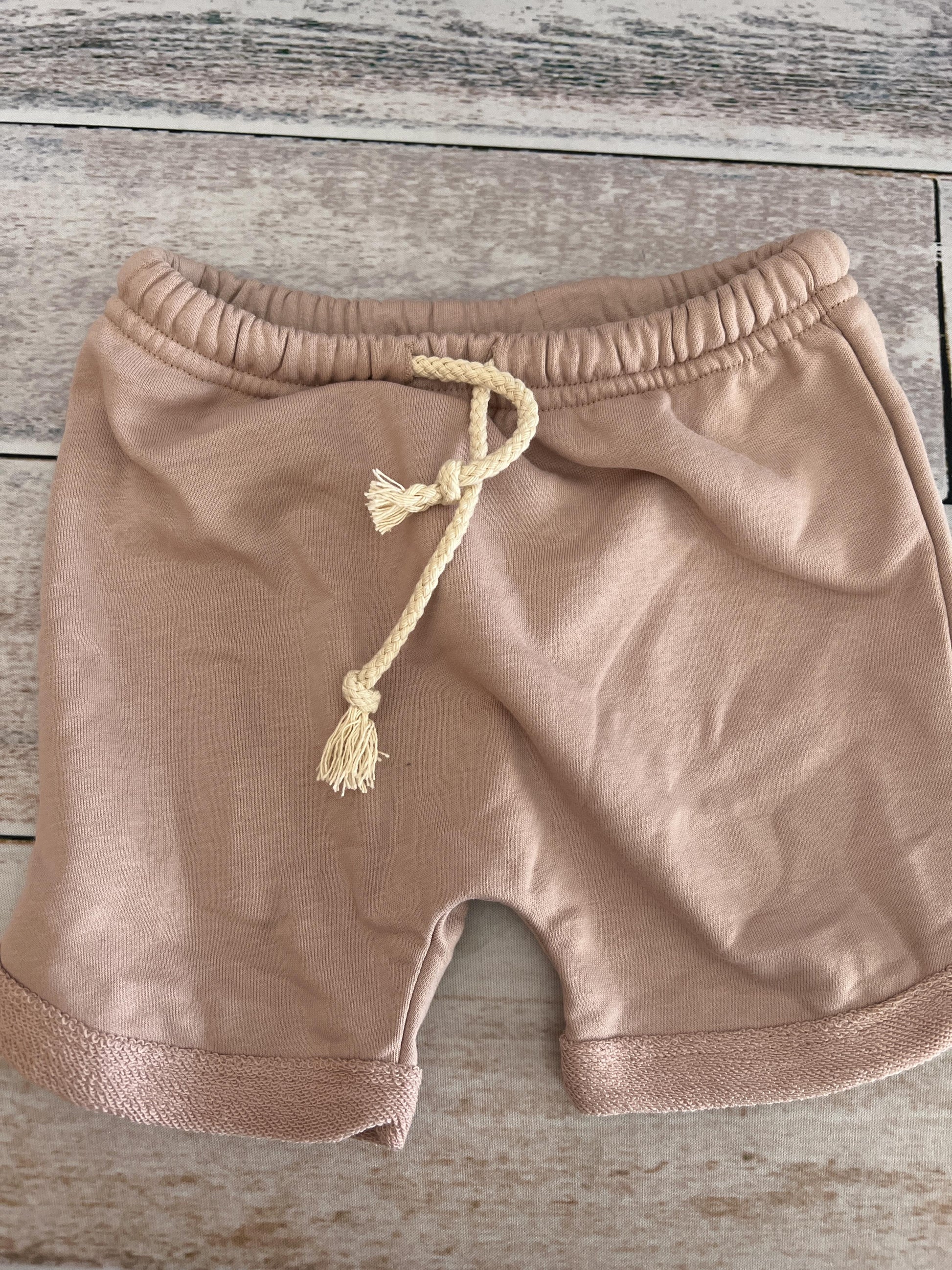 Orcas Lucille Unisex Blush Shorts Size: 3T Blush
