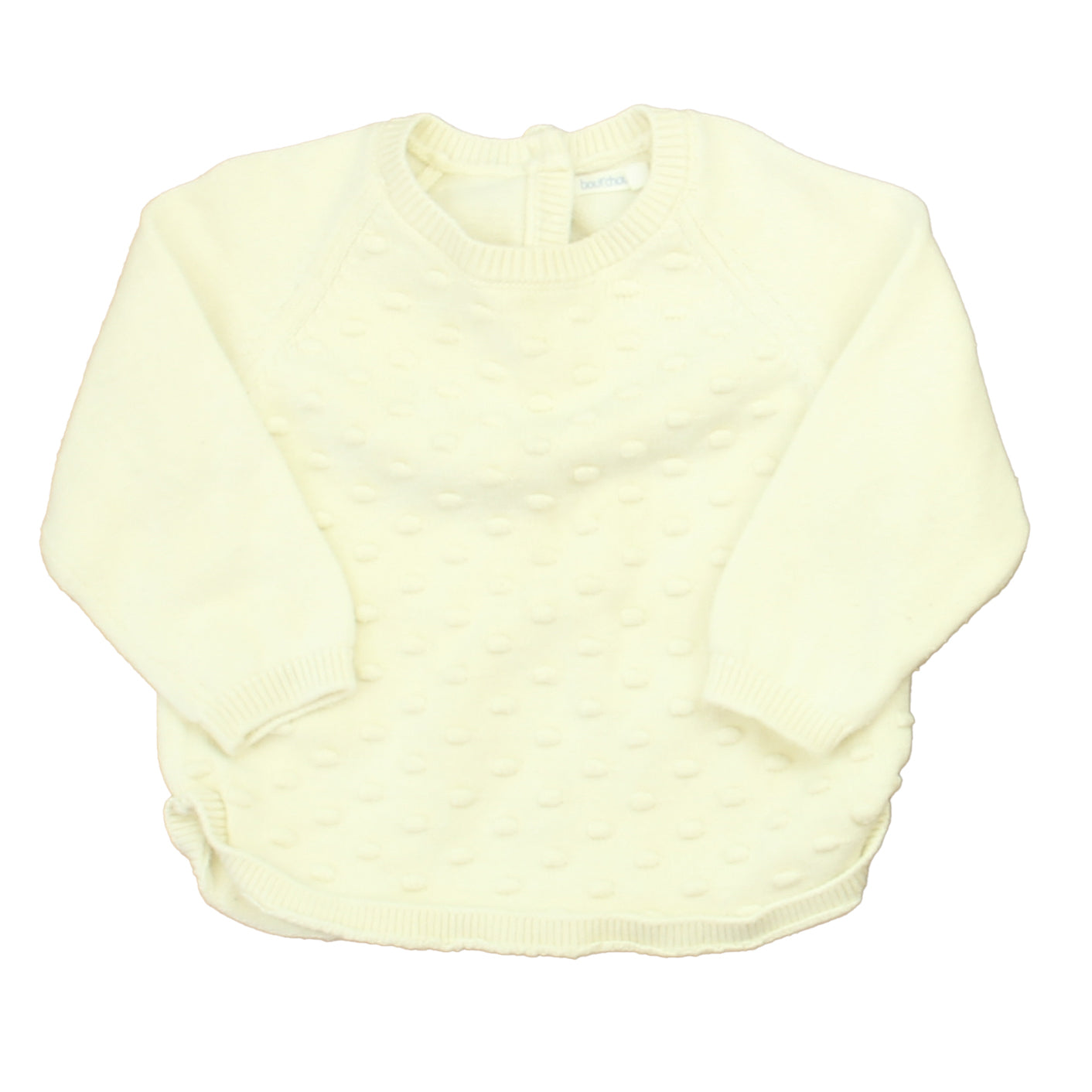bout'chou Girls Ivory Sweater Size: 12 Months Ivory