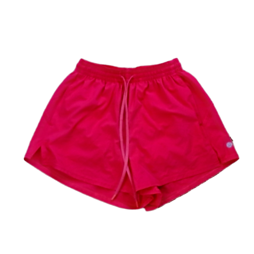 Lululemon Girls Bright Coral/Pink Shorts Size: 12 Years Bright Coral/Pink