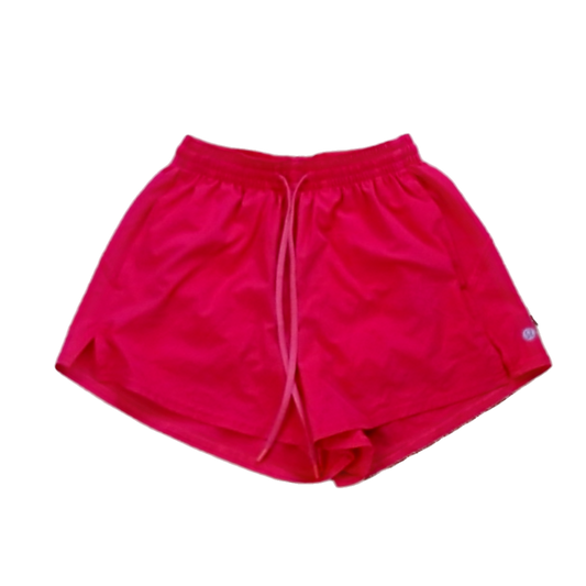 Lululemon Girls Bright Coral/Pink Shorts Size: 12 Years Bright Coral/Pink