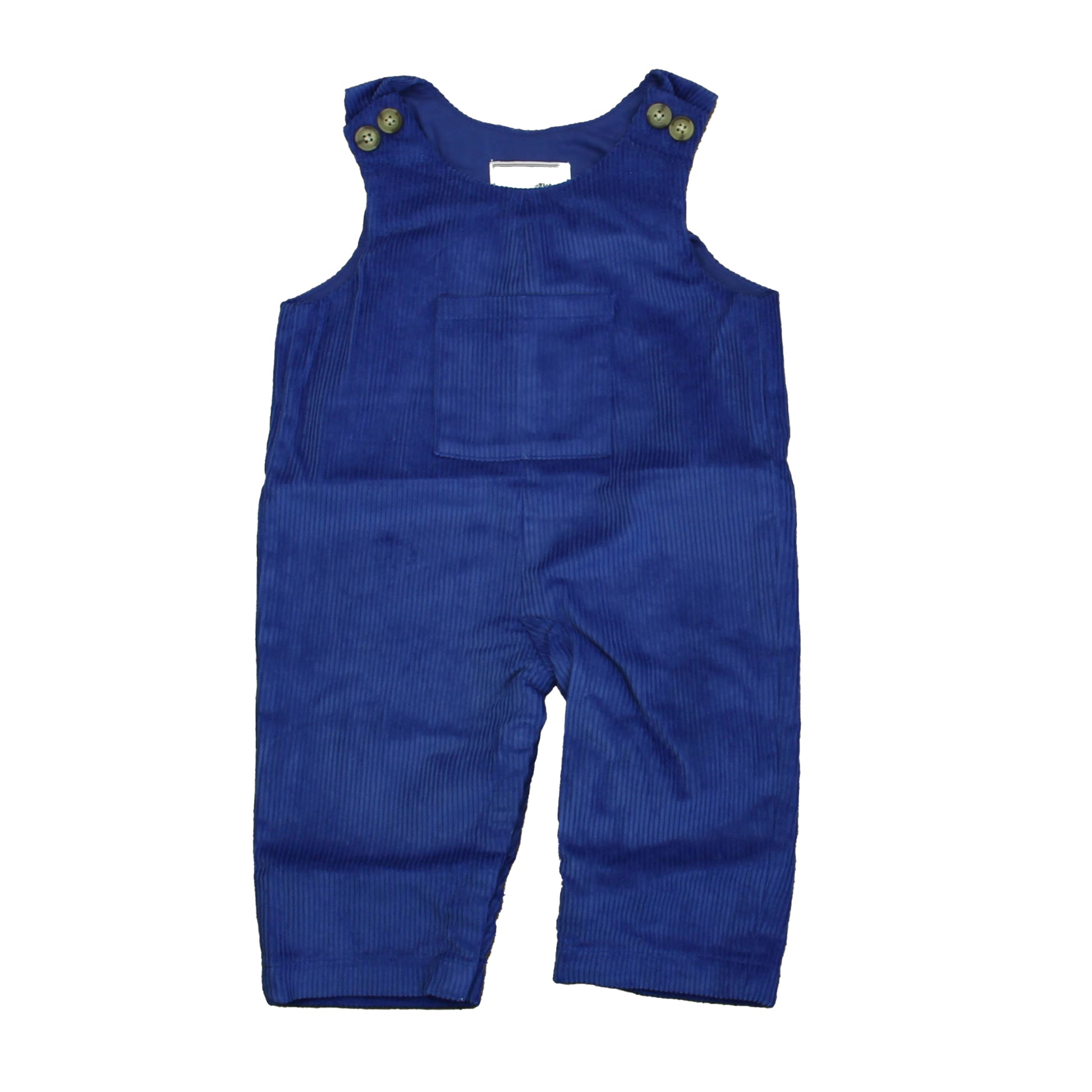Classic Prep Boys Bright Navy Romper Size: 0-6 Months Bright Navy