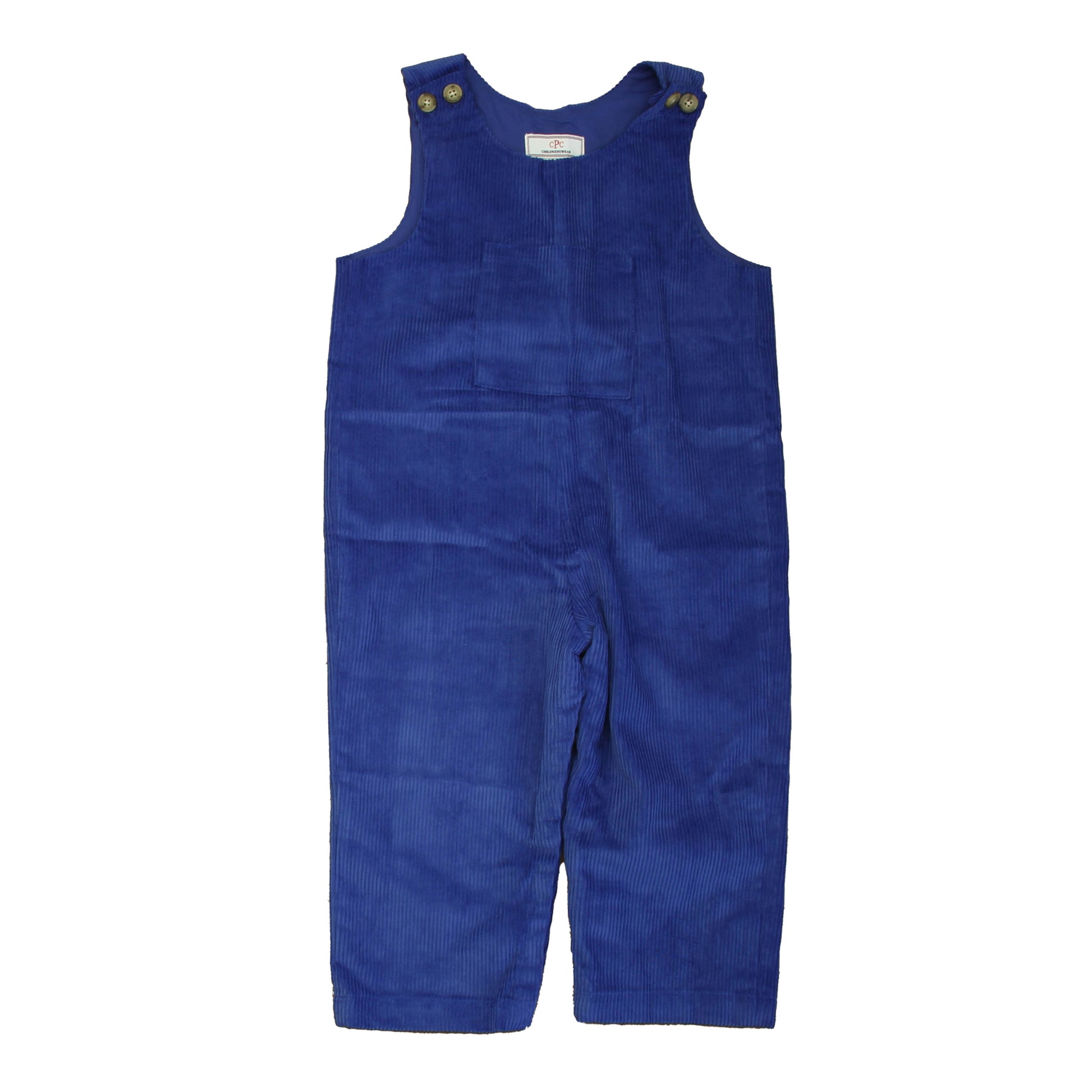 Classic Prep Boys Bright Navy Romper Size: 2-5T Bright Navy