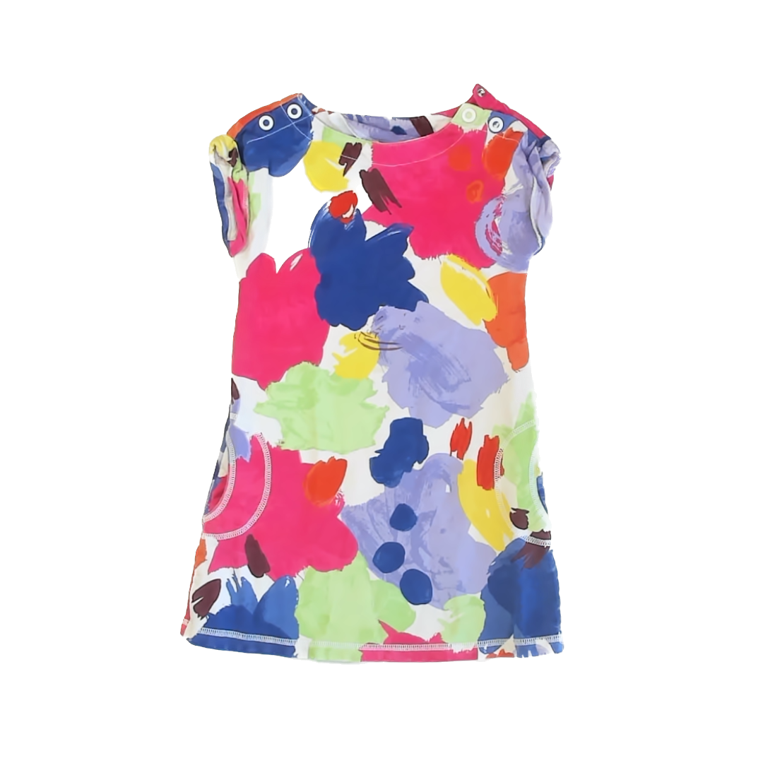 Crazy 8 Girls Bright Paint Dress Size: 5-6 Years Bright Paint