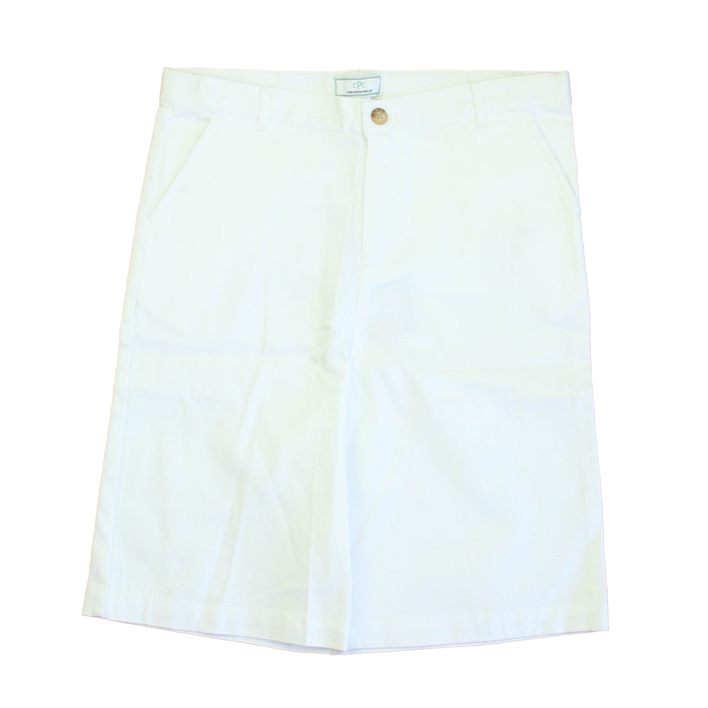 Classic Prep Boys Bright White Shorts Size: 6-14 Years Bright White