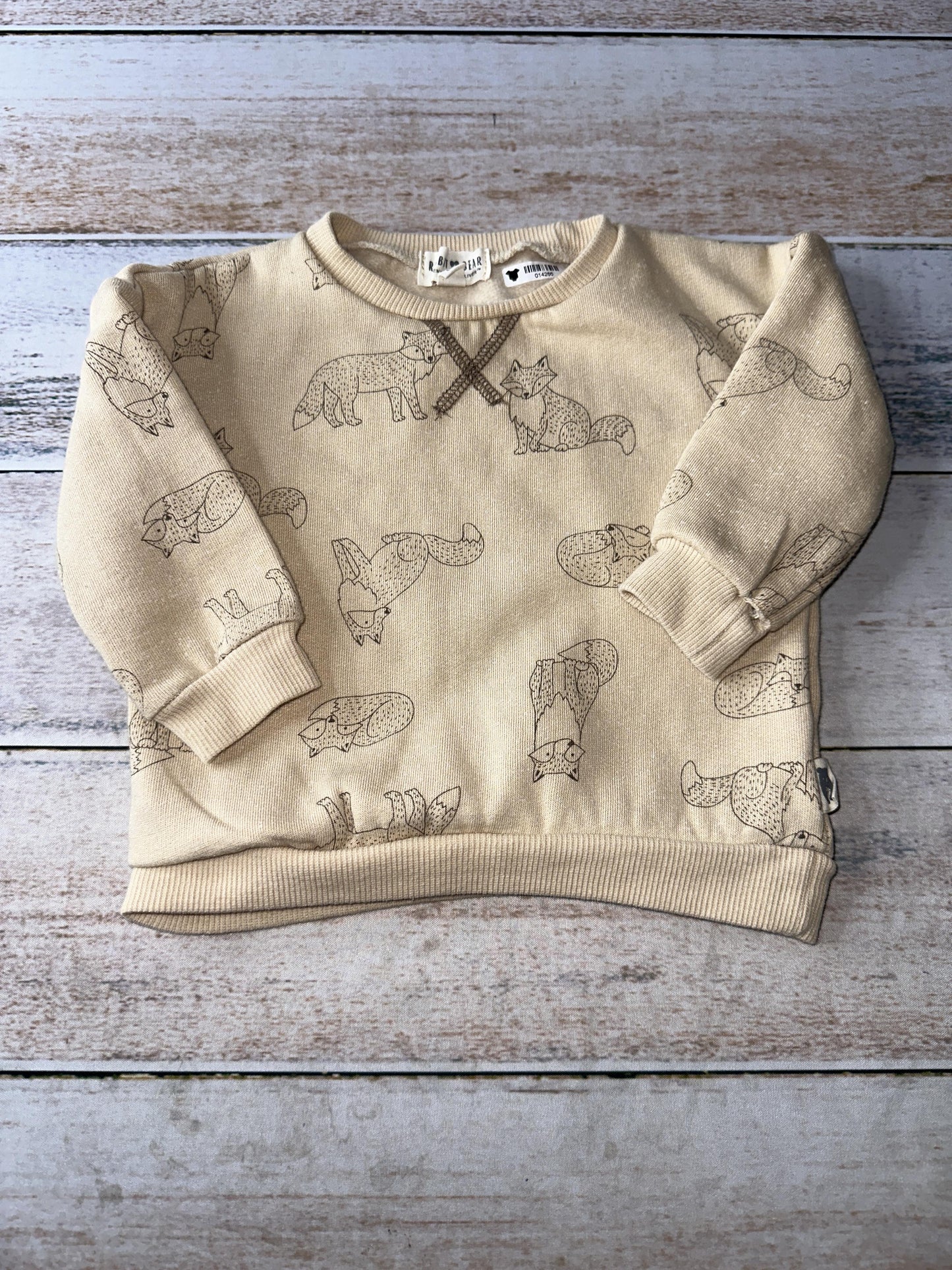 Rabbit Bear Unisex Brown | animals Sweatshirt Size: 18 months Brown | animals