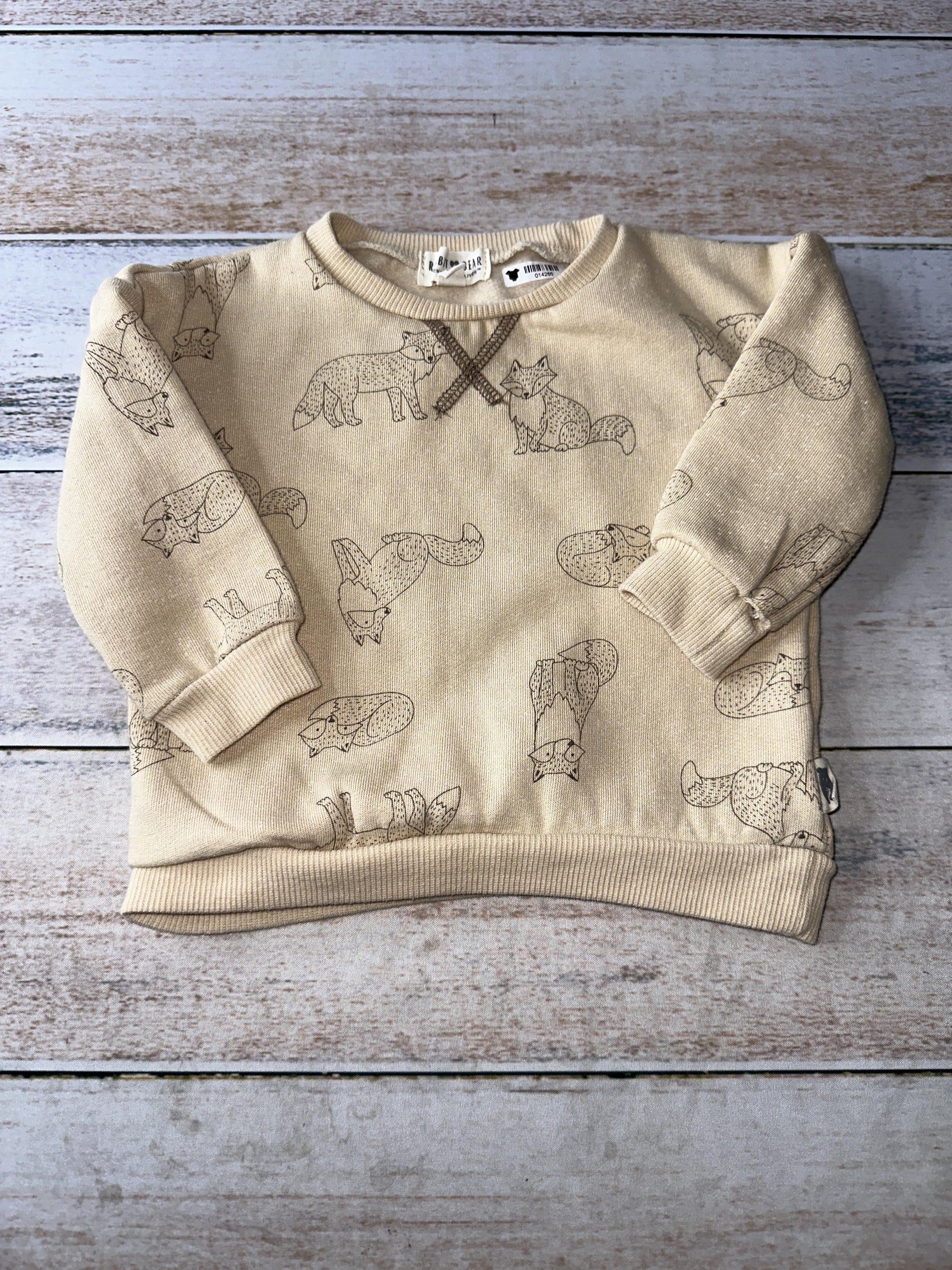 Rabbit Bear Unisex Brown | animals Sweatshirt Size: 18 months Brown | animals