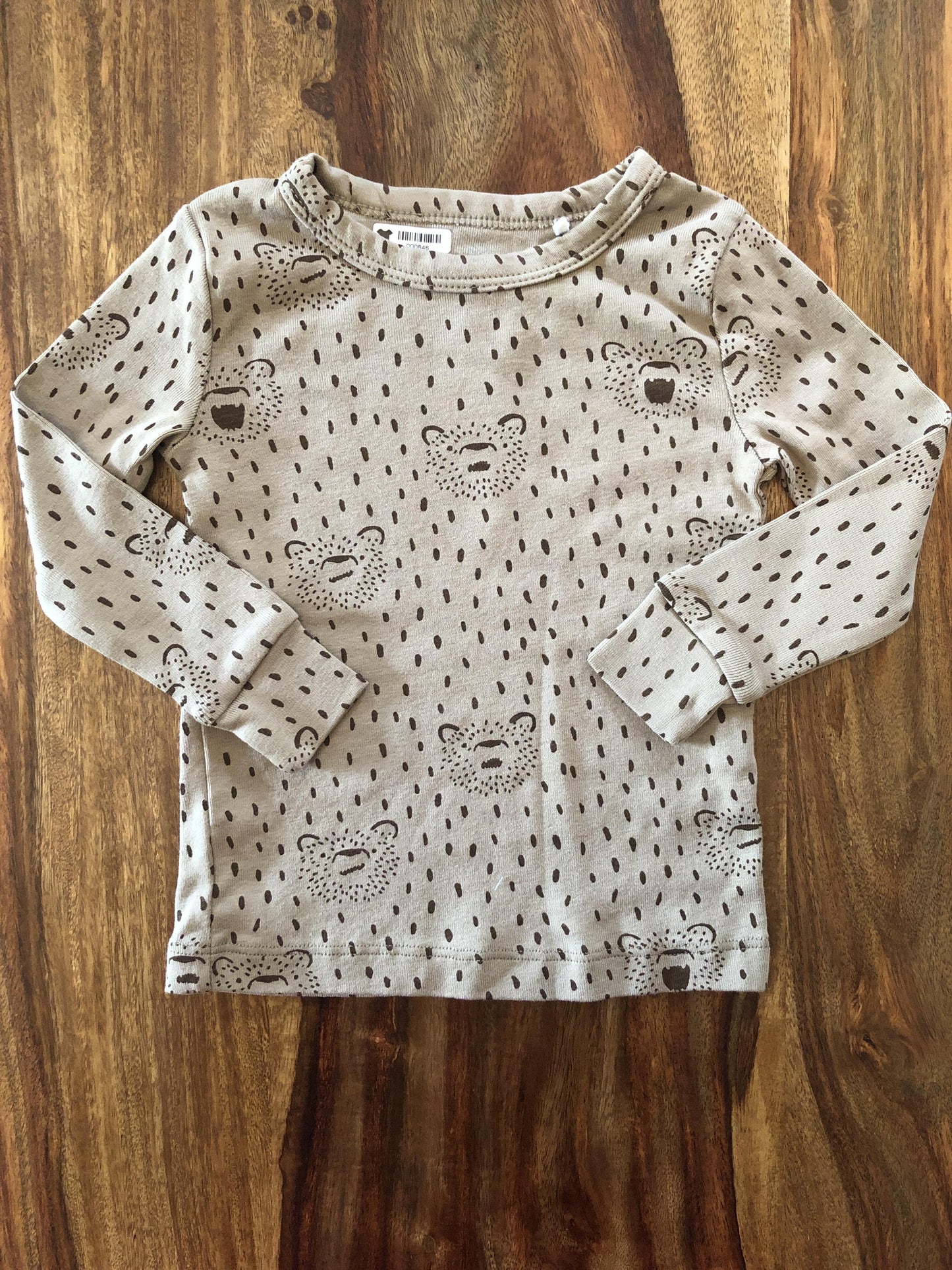 Oliver & Rain Girls Brown | bears Pajamas Size: 2 years Brown | bears