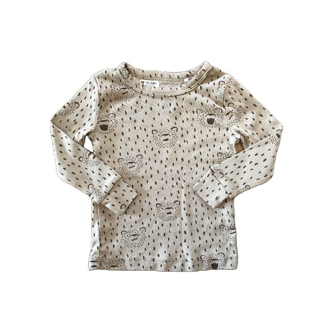 Oliver & Rain Girls Brown | bears Pajamas Size: 2 years Brown | bears