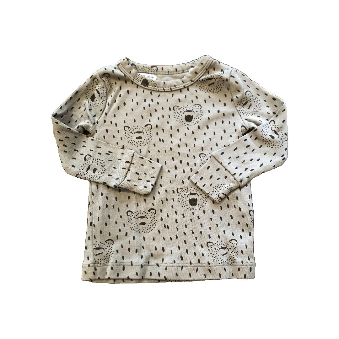 Oliver & Rain Unisex Brown | bears Pajamas Size: 18 months Brown | bears