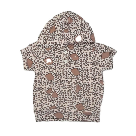 Kate Quinn Boys Brown | Beige Henley Size: 18-24 Months Brown | Beige