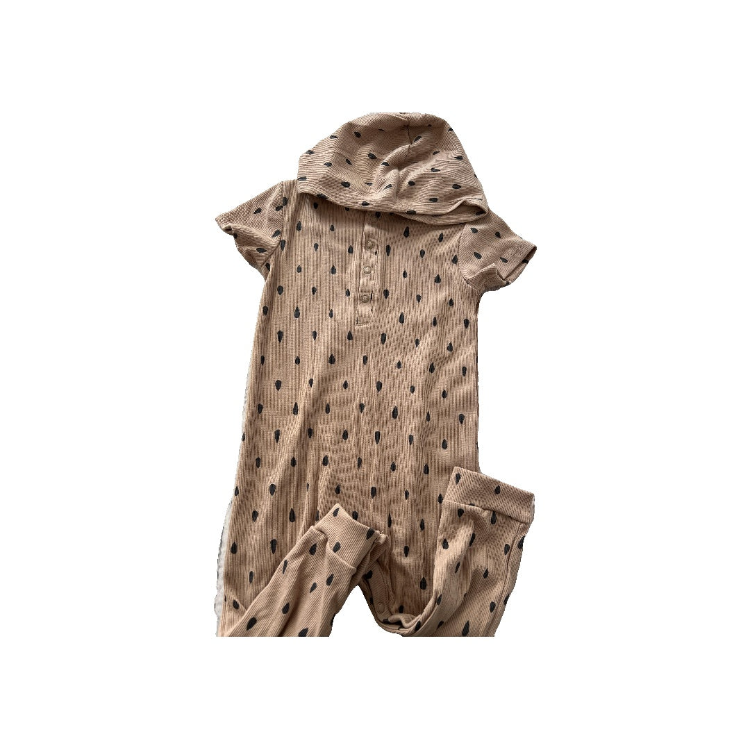 Grayson Collective Unisex Brown | Black | Pattern Shorts Size: 2T Brown | Black | Pattern
